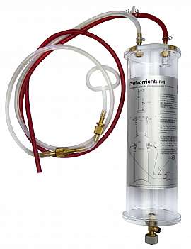 Testing device, max pressure 1,0 bar, pressure or vacuum leak detectors
