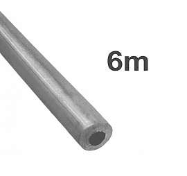 Stainless steel pipe, 1.4571, 8/6x1mm, 6m rod, ATTENTION: Higher freight cost!