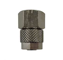 Straight Quick Union QU 8/6 - G 1/8'i Brass, for PA-Hose 8/6x1mm