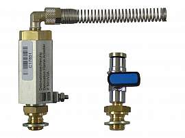 Inst.-Kit Pipe, G1/4' male, QU8/6 incl. Test Valve and Flame arrester