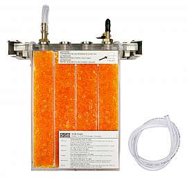Dry filter TF400, hose connection, dry filter agent, wall holder