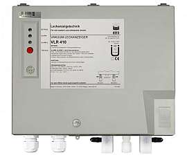 Leak Detector VLR 410, hydrofluoric acid 100-240VAC|24VDC, pl-box, PVDF8/6