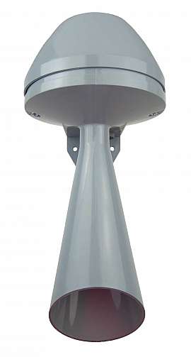 Signal horn, 108dB, IP55, 230VAC, 90mA, outdoor installation