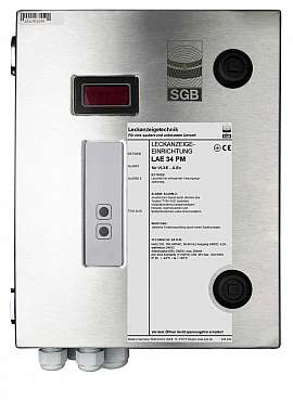 Leak indicating unit LAE 34 PMMV, 100- 240VAC|24VDC, ss-box, f. VLXE..A-MV-Ex