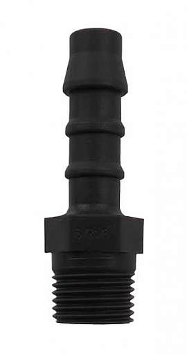 Straight Hose Nozzle S6 - R1/8' R1/8' male, Polyamide