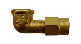 Elbow Union, Female KV6 - G1/8' G1/8'female, Brass