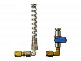 Inst.Kit KPS; CF6(90°) - QU8/6 Test Valve, without Det.Fl.Arrestor-STP