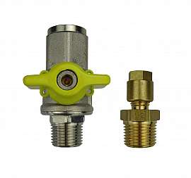 Installation kit pipe, brass, R1/2'm - CF6/4