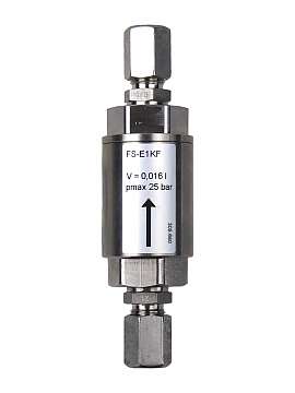 Fl&uuml;ssigkeitssperre FS-E1KF, VA-KV8/6, VA-V, SW24, PEEK, FKM,