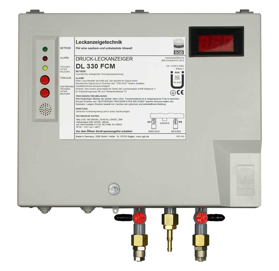 Leckanzeiger DL 330 FCM 100-240VAC|24VDC, Kst-Geh, QV8/6