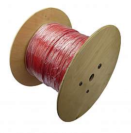PA-hose, red, 8/6x1mm, 250m roll disposable coil, Pmax at 60°C = 12 bar