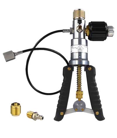 Manual hand Pump CPP30, incl. connecting cable 0,5m, G1/4'' female, max 25 bar