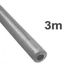 Stainless steel pipe, 1.4571, 8/6x1mm, 3m rod, ATTENTION: Higher freight cost!