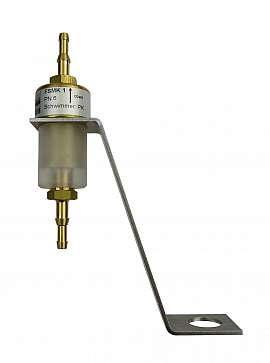 Liquid stop valve FSMK 1, H4+H6, line of sight, dome plate holder